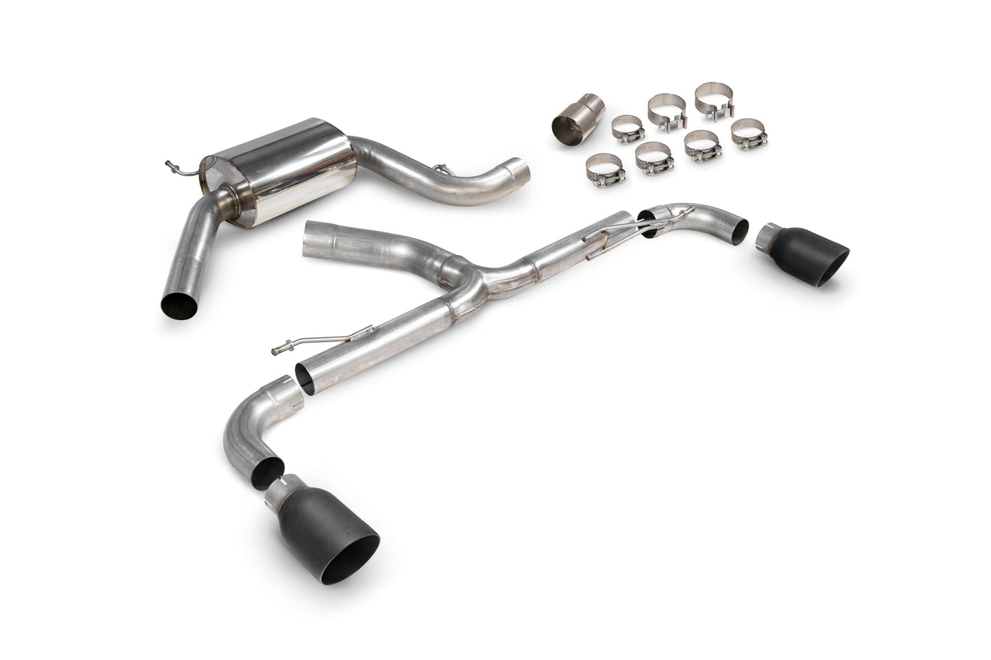 Scorpion Resonated Predator Cat-Back Exhaust (Black Daytona) for VW Golf Mk6 GTI & Edition 35 (09-13)