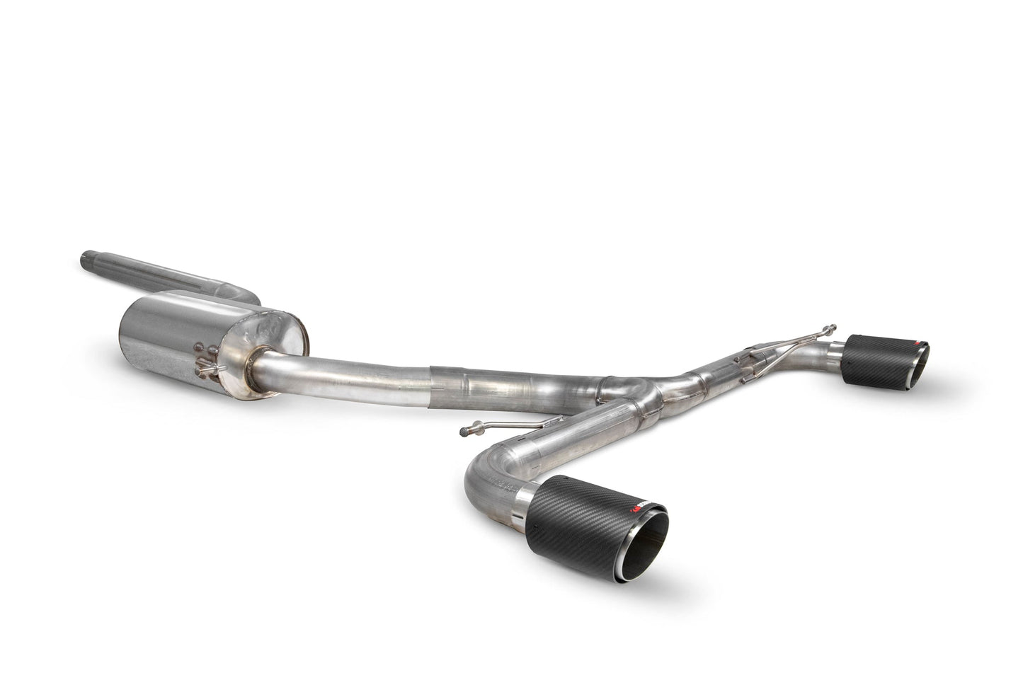 Scorpion Resonated Predator Cat-Back Exhaust (Ascari) for VW Scirocco R (09-17)