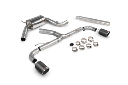 Scorpion Resonated Predator Cat-Back Exhaust (Ascari) for VW Scirocco R (09-17)