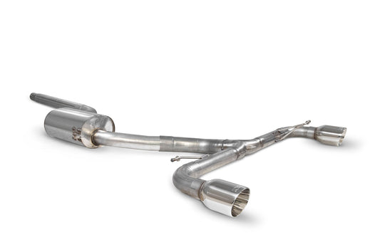 Scorpion Resonated Predator Cat-Back Exhaust (Daytona) for VW Scirocco R (09-17)
