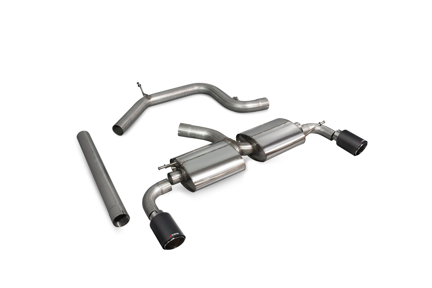 Scorpion Non-Res Cat-Back Exhaust (Ascari) for VW Scirocco R (09-17)