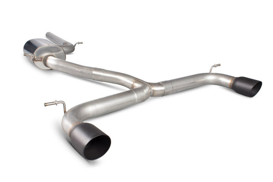 Scorpion Non-Res Cat-Back Exhaust (Black Daytona) for VW Golf Mk7 GTI (13-16)
