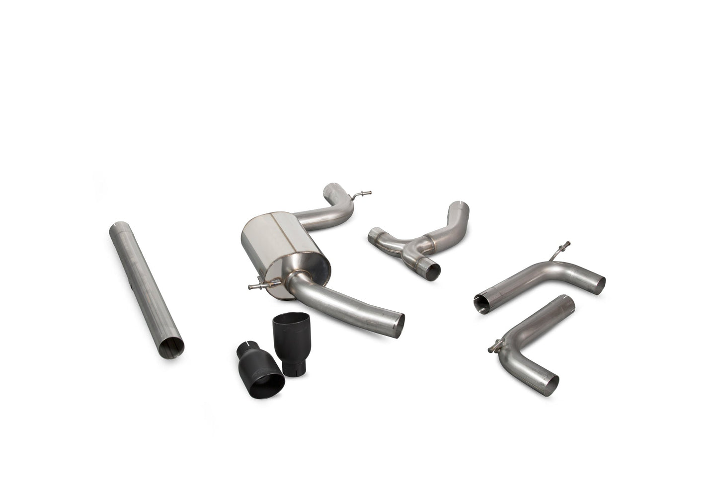 Scorpion Non-Res Cat-Back Exhaust (Black Daytona) for VW Golf Mk7 GTI (13-16)