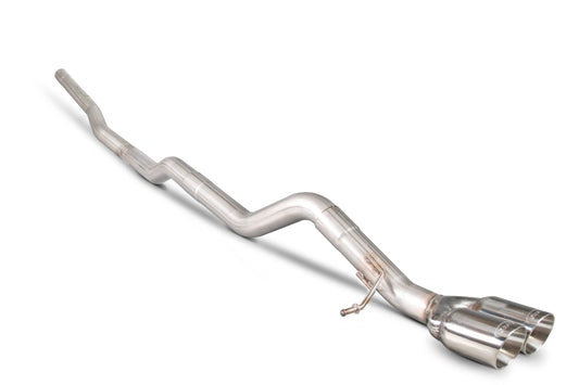 Scorpion Non-Res Cat/DPF-Back Exhaust (Daytona Twin) for VW Transporter T5 & T6 2.0 BiTDI (15-)