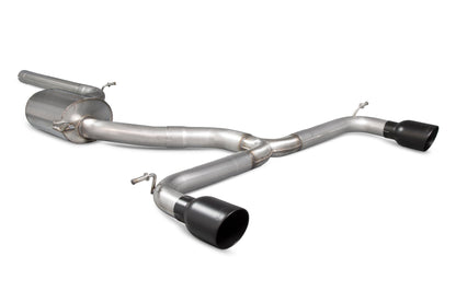 Scorpion Non-Res GPF-Back Exhaust (Black Daytona) for VW Golf Mk7.5 GTI (19-20)