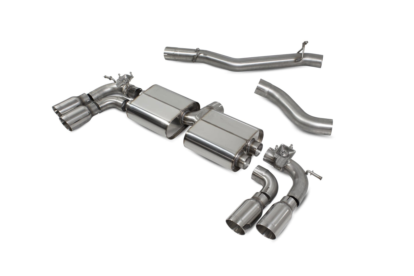 Scorpion Non-Res Cat/GPF-Back Valved Exhaust (Daytona) for VW Golf R Mk8 (21-25)