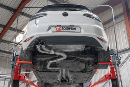 Scorpion Cat-Back Exhaust (Black Daytona) for VW Golf Mk7 GTD (13-17)