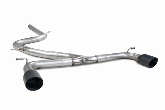 Scorpion Cat-Back Exhaust GTI Style (Black Daytona Twin) for VW Golf Mk7 GTD (13-17)