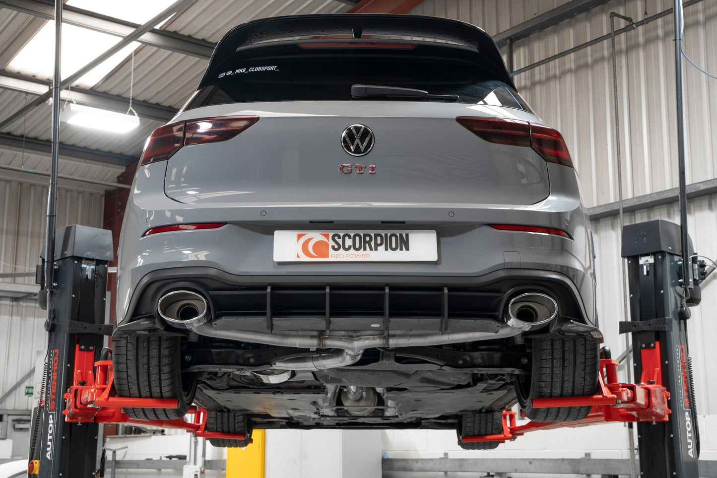 Scorpion Non-Res GPF-Back Exhaust (Daytona) for VW Golf Mk8 Mk8.5 GTI Clubsport (20-25)
