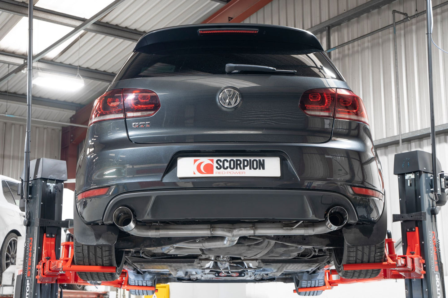 Scorpion Non-Res Predator Cat-Back Exhaust (Black Daytona) for VW Golf Mk6 GTI & Edition 35 (09-13)
