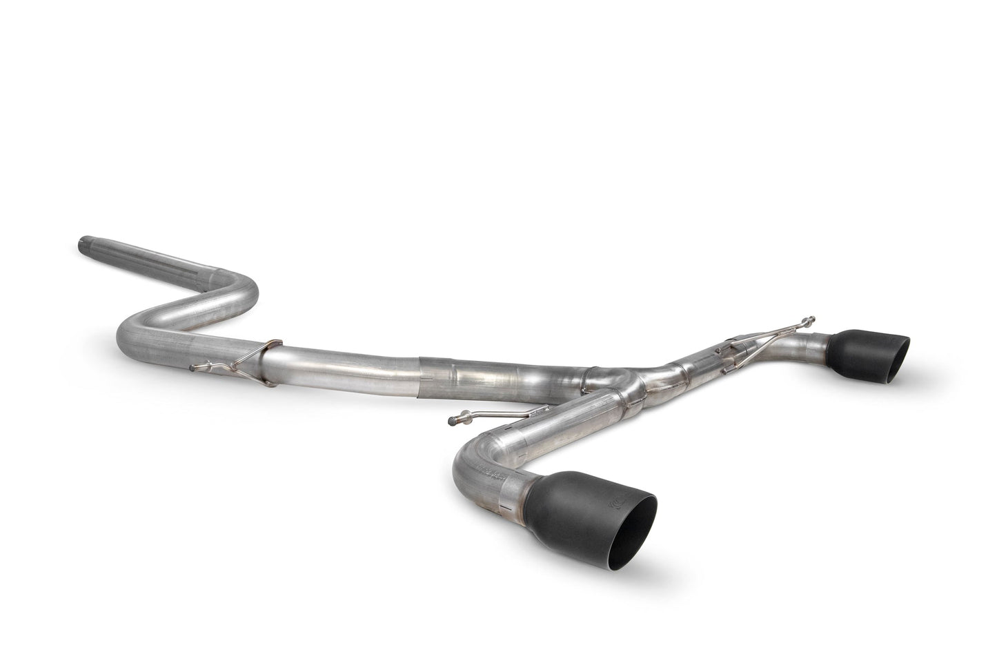 Scorpion Non-Res Predator Cat-Back Exhaust (Black Daytona) for VW Scirocco R (09-17)