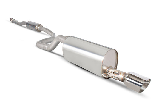 Scorpion Resonated Cat-Back Exhaust (Daytona) for Vauxhall Corsa D 1.4 T Black Edition (12-15)