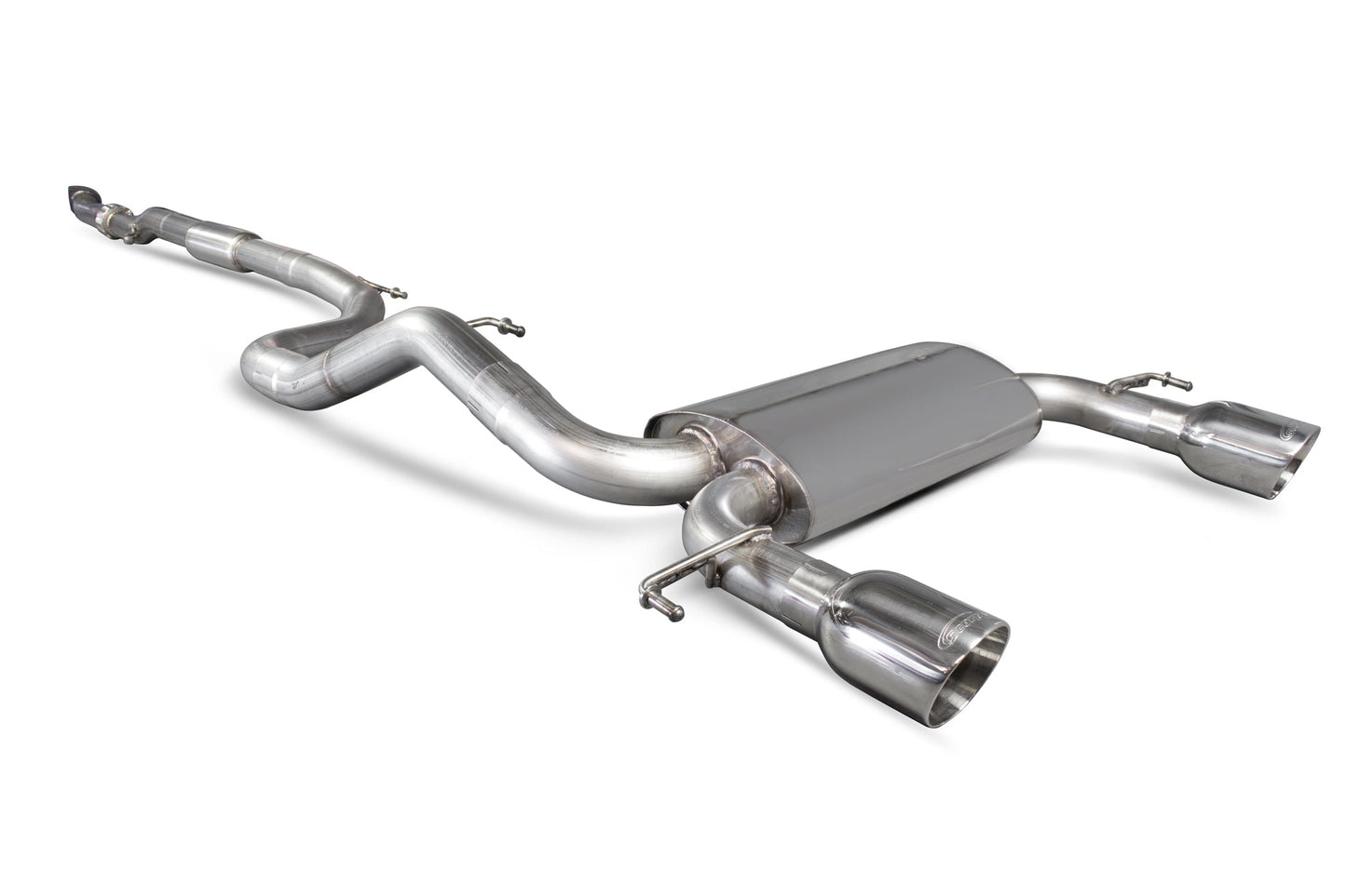 Scorpion Resonated Cat-Back Exhaust (Daytona Twin) for Vauxhall Corsa E VXR (15-18)
