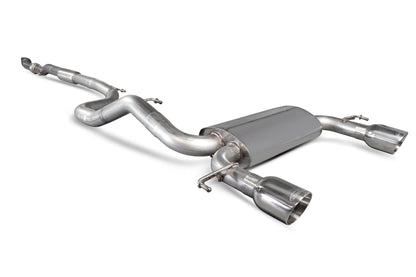 Scorpion Resonated Cat-Back Exhaust (Daytona Twin) for Vauxhall Corsa E VXR (15-18)