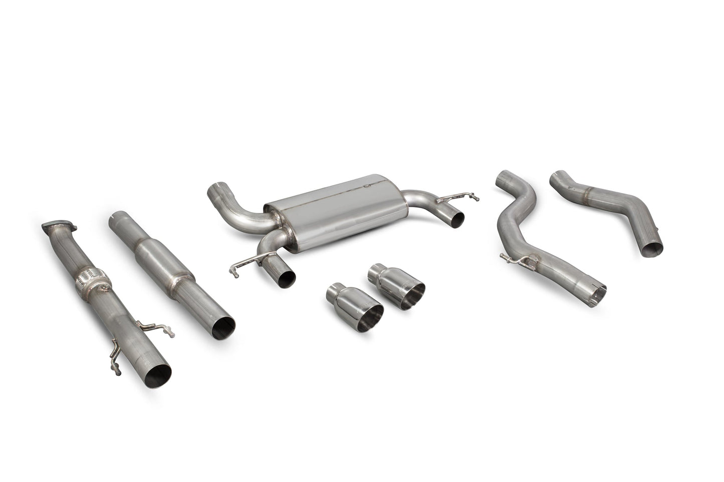 Scorpion Non-Res Cat-Back Exhaust (Ascari) for Vauxhall Corsa E VXR (15-18)