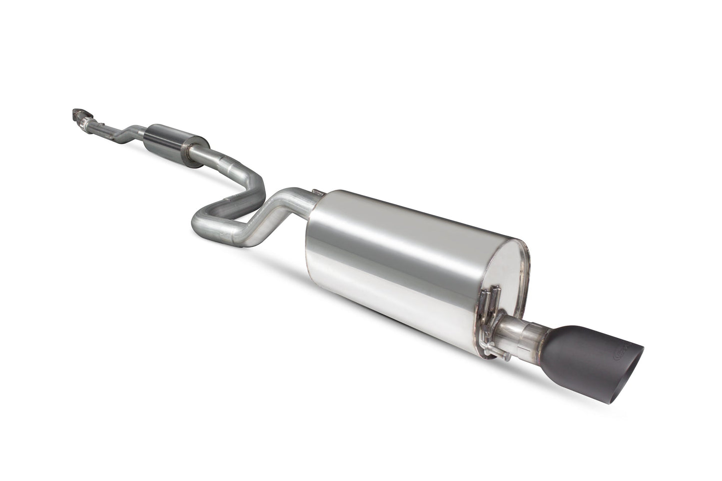 Scorpion Resonated Cat-Back Exhaust (Black Daytona) for Vauxhall Corsa E 1.0 Turbo (14-19)