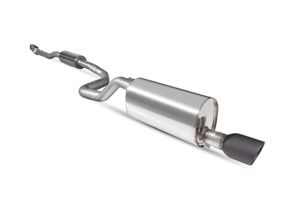 Scorpion Resonated Cat-Back Exhaust (Black Daytona) for Vauxhall Corsa E 1.0 Turbo (14-19)