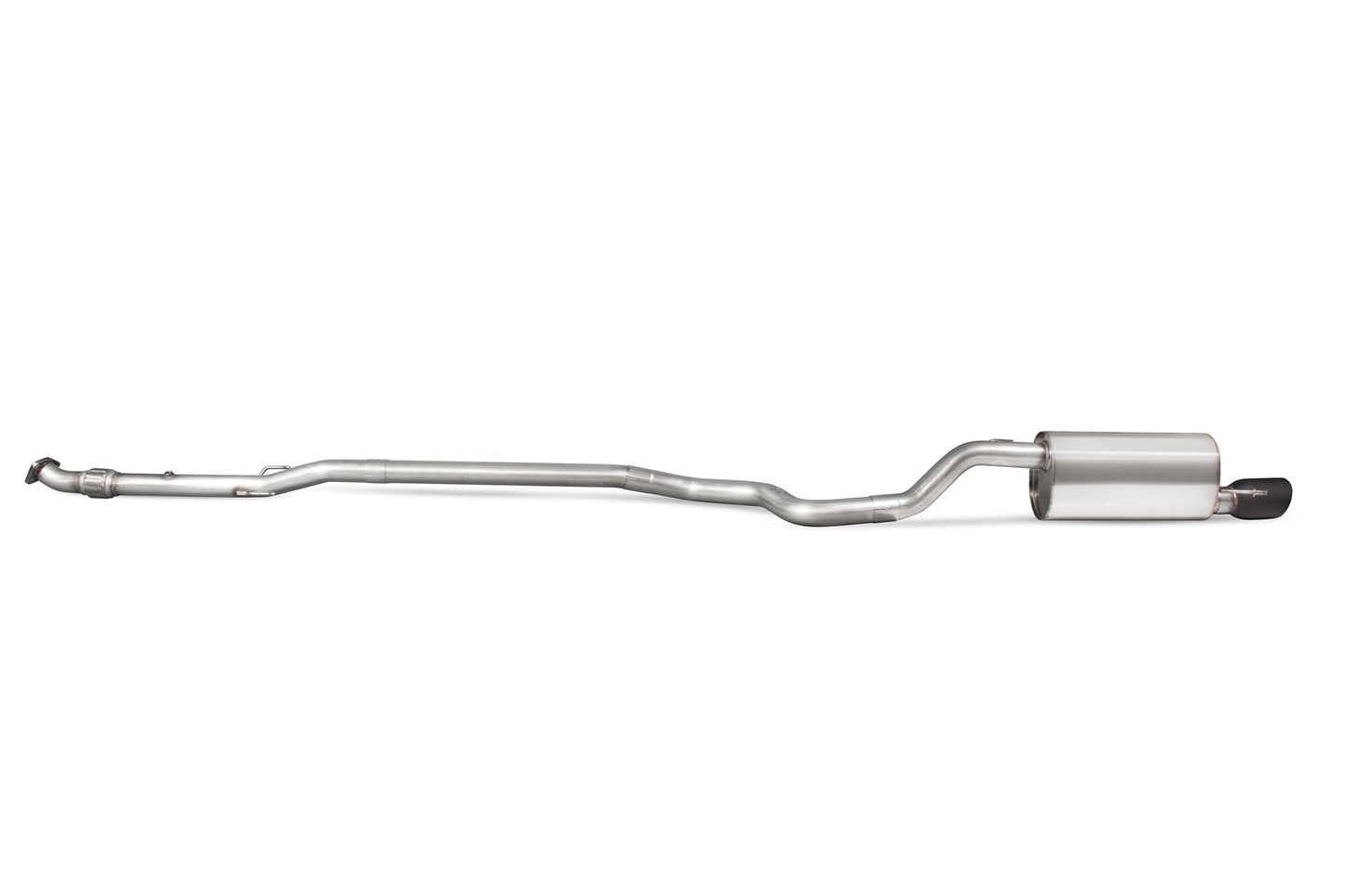 Scorpion Non-Res Cat-Back Exhaust (Black Daytona) for Vauxhall Corsa E 1.4 Turbo (14-19)