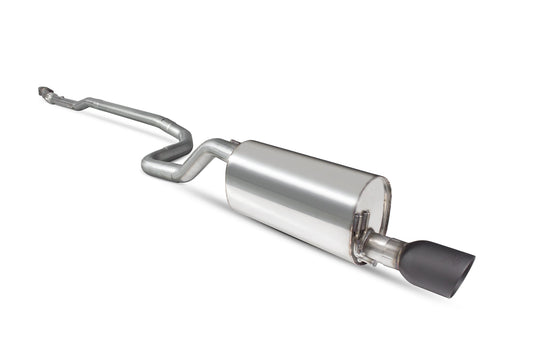 Scorpion Non-Res Cat-Back Exhaust (Black Daytona) for Vauxhall Corsa E 1.4 (14-19)