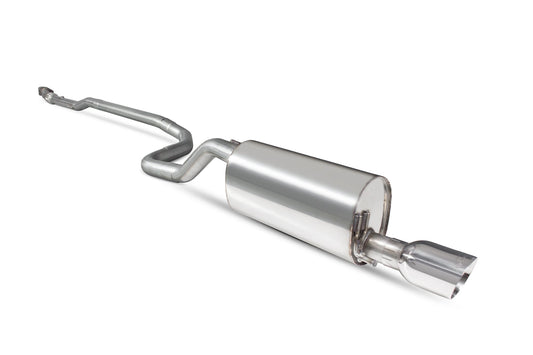 Scorpion Non-Res Cat-Back Exhaust (Daytona) for Vauxhall Corsa E 1.0 Turbo (14-19)