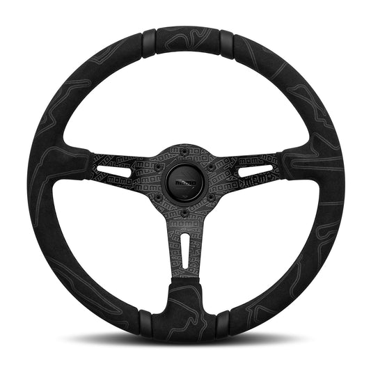 MOMO Ultra Black Edition Steering Wheel Alcantara/Black Insert 350mm