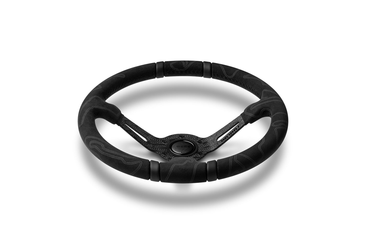 MOMO Ultra Black Edition Steering Wheel Alcantara/Black Insert 350mm