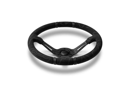 MOMO Ultra Black Edition Steering Wheel Alcantara/Black Insert 350mm