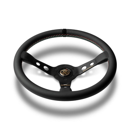 MOMO Mod.07 Steering Wheel - 60th Anniversary Ltd Edition Black Leather 350mm