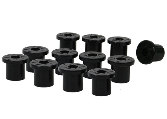 Whiteline Front Spring Front/Rear Eye and Shackle Bushes for Toyota Land Cruiser 60 Series FJ (80-90)