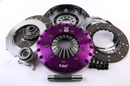 Xtreme Performance - 230mm Sprung hub Organic Twin Plate Clutch Kit Incl Flywheel & CSC 1000Nm - Ford Mondeo 2.5 (07-12)