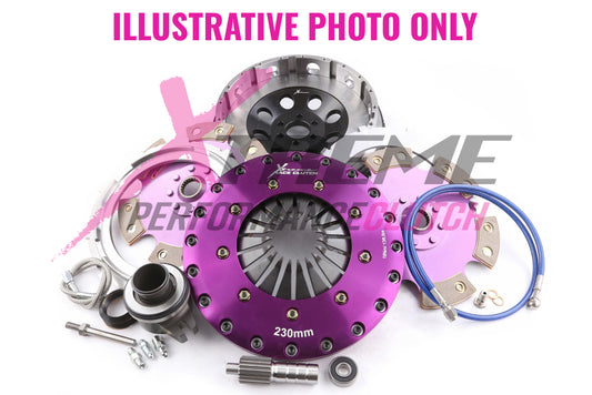 Xtreme Performance - 230mm Rigid Ceramic Twin Plate Clutch Kit Incl Flywheel & CSC 1800Nm - Ford Mustang 5.2 V8 Shelby (15-20)