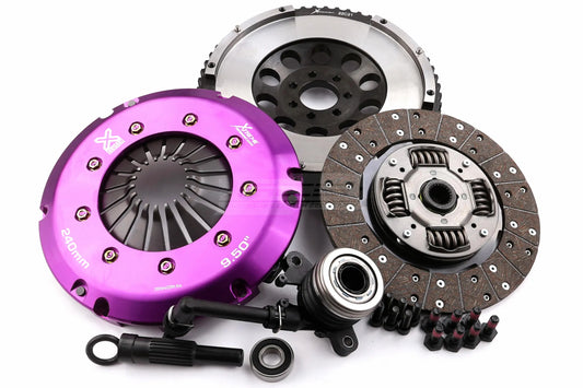 Clutch Kit - Xtreme Performance Heavy Duty Organic Incl Flywheel & CSC 600Nm  Conversion kit Dual-mass to solid flywheel - Renault Megane Gen. II (04-09)