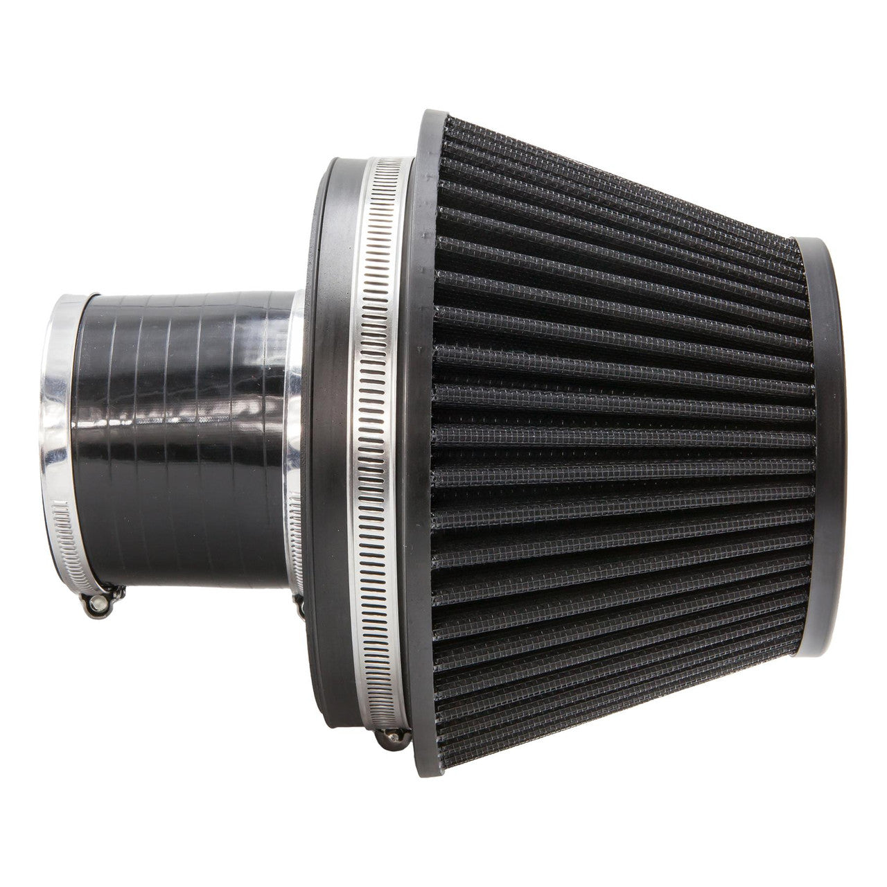 Ramair PRORAM 80mm ID Neck Medium Cone Air Filter with Velocity Stack and Coupling
