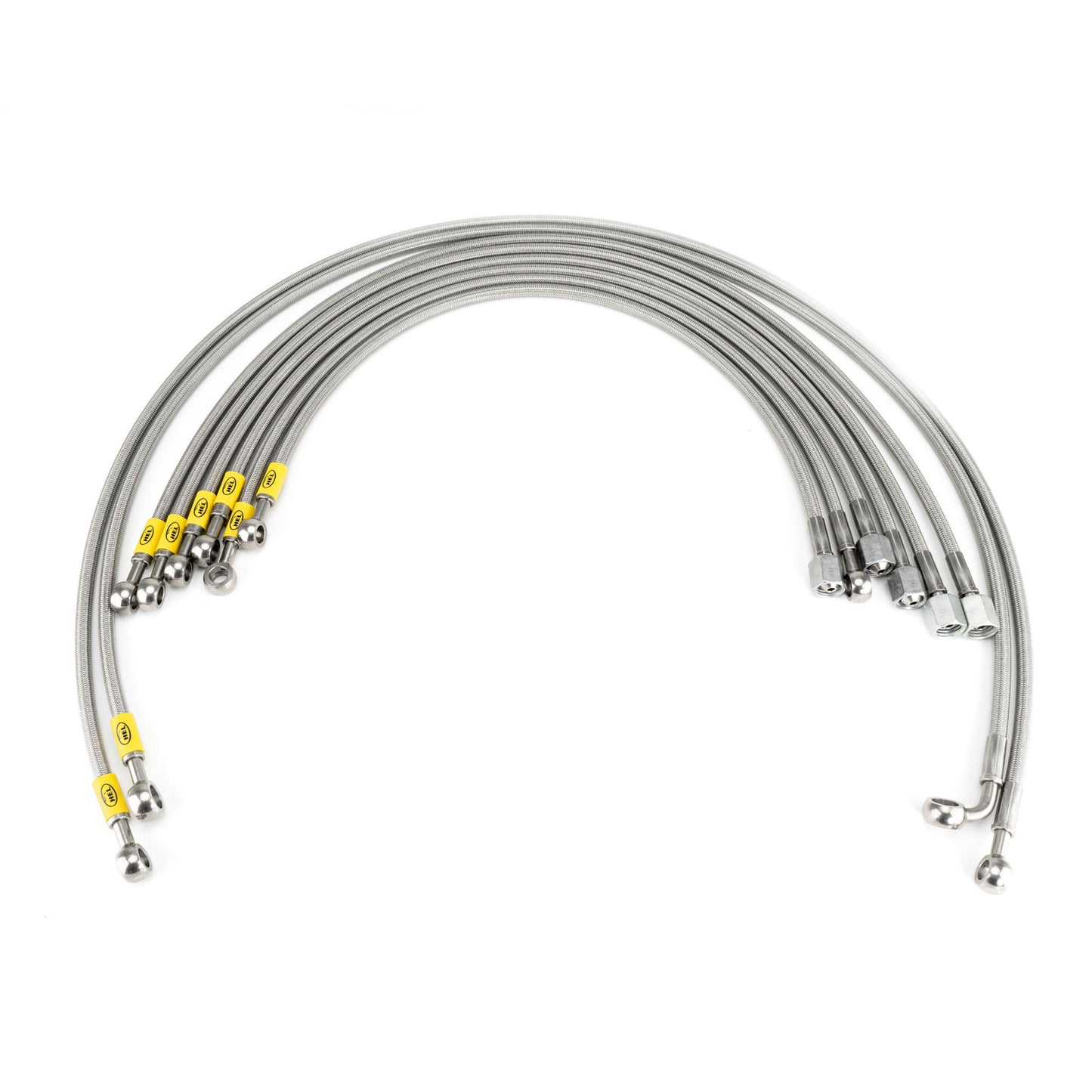 HEL Braided Fuel Injector Lines for Audi Quattro K-JET M12 Injectors / M8 Banjo (80-91)