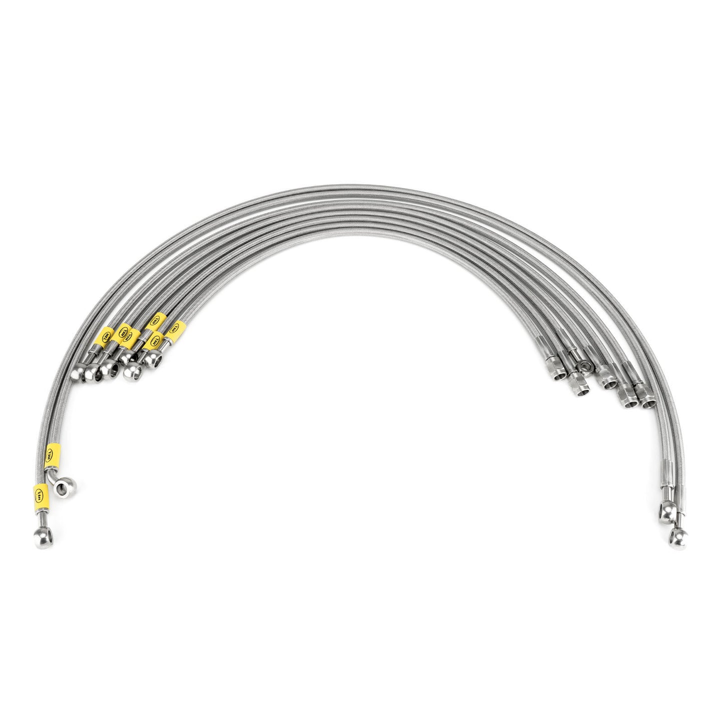 HEL Braided Fuel Injector Lines for Audi Quattro K-JET M10 Injectors / M10 Banjo (80-91)