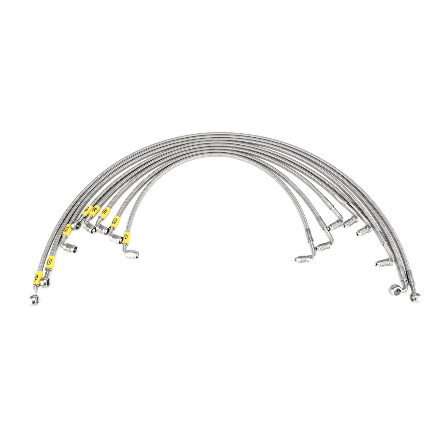 HEL Braided Fuel Injector Lines for Audi Quattro 2.3 K-JET KV Engine (M10 Injectors)