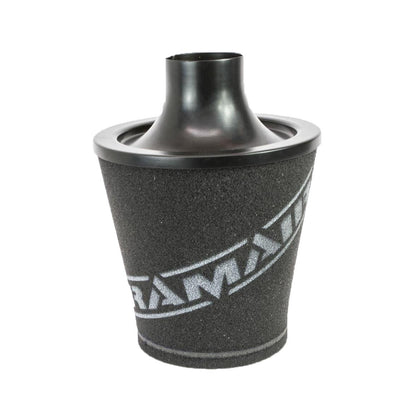 Ramair Medium Foam Filter Aluminium Base 60mm Black