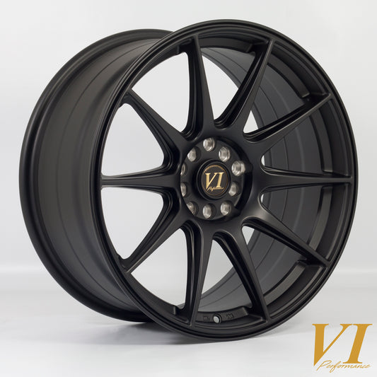 6Performance BDR Alloy Wheels - 18x8.75 | 5x100-5x114 | ET30 | FBlack