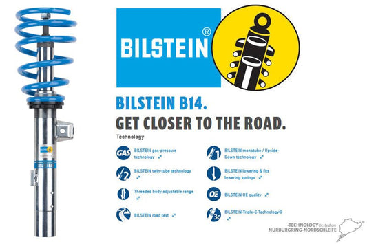 Bilstein B14 PSS Coilovers - BMW F Series 1 Series M135i | M140i | 2 Series M235i | M240i - Evolve Automotive