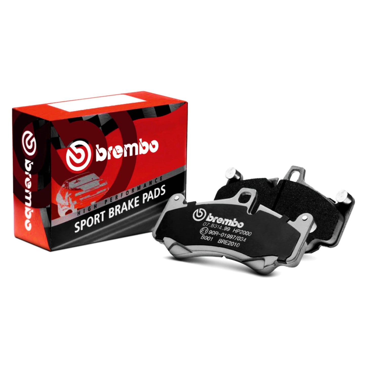 Brembo Sport HP2000 Rear Brake Pads for VW Touareg (CR) 3.0 TSI 4motion 340bhp (17-)