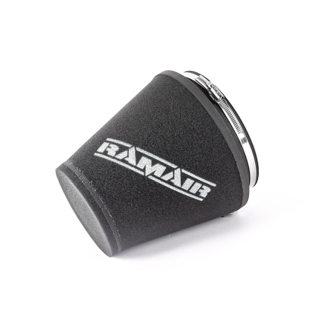Ramair 76mm OD Neck Large Cone Air Filter with Velocity Stack