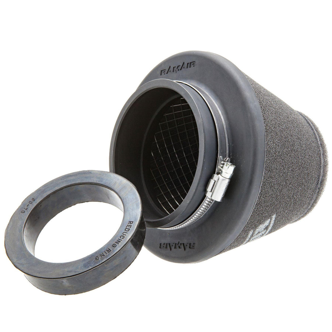 Ramair 70mm - 90mm ID Neck Polymer Base Neck Cone Air Filter 130mm