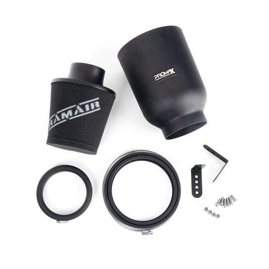 Ramair ProMax Large Universal Foam 80mm Alloy Neck Air Filter in Enclosed Airbox