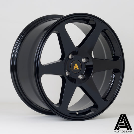 Autostar Chaser Alloy Wheels - 17x8 | 4x108 | ET35 | Black