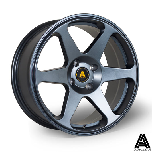 Autostar Chaser Alloy Wheels - 17x8 | 4x100 | ET35 | FGunmetal