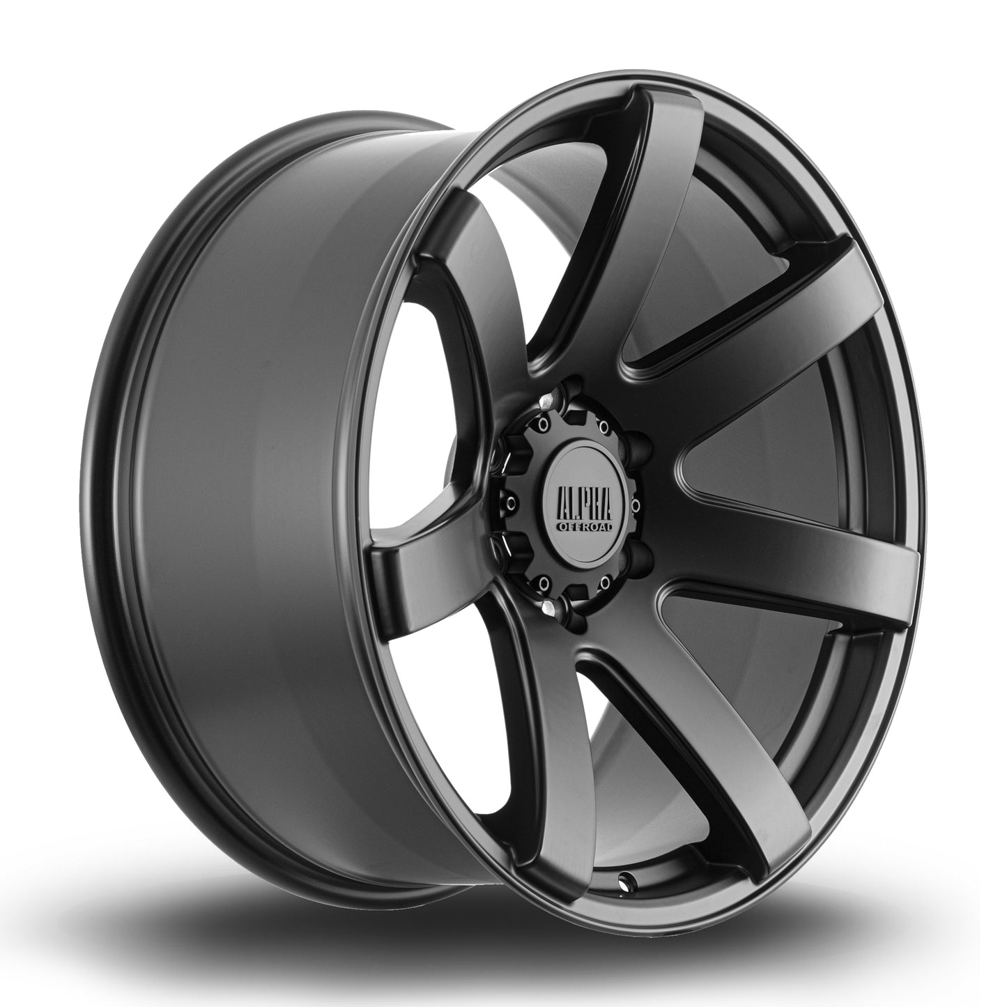 Alpha Offroad Gauntlet Alloy Wheels - 18x9 | 6x114 | ET15 | SBlack