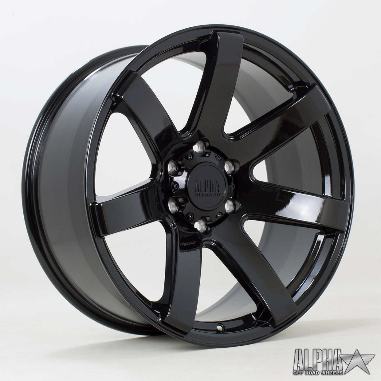 Alpha Offroad Gauntlet Alloy Wheels - 20x9 | 6x139 | ET40 | Black