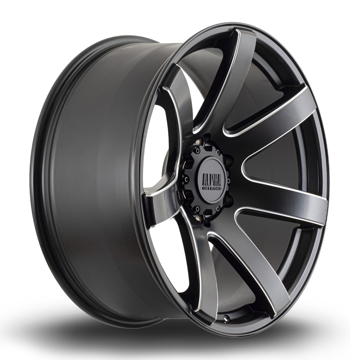 Alpha Offroad Gauntlet Alloy Wheels - 20x9 | 6x114 | ET30 | SBlackMilled