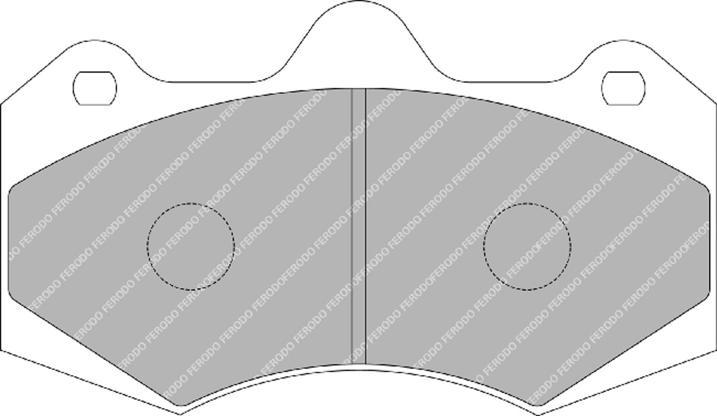 Ferodo DS2500 Racing Front Brake Pads for AP Racing