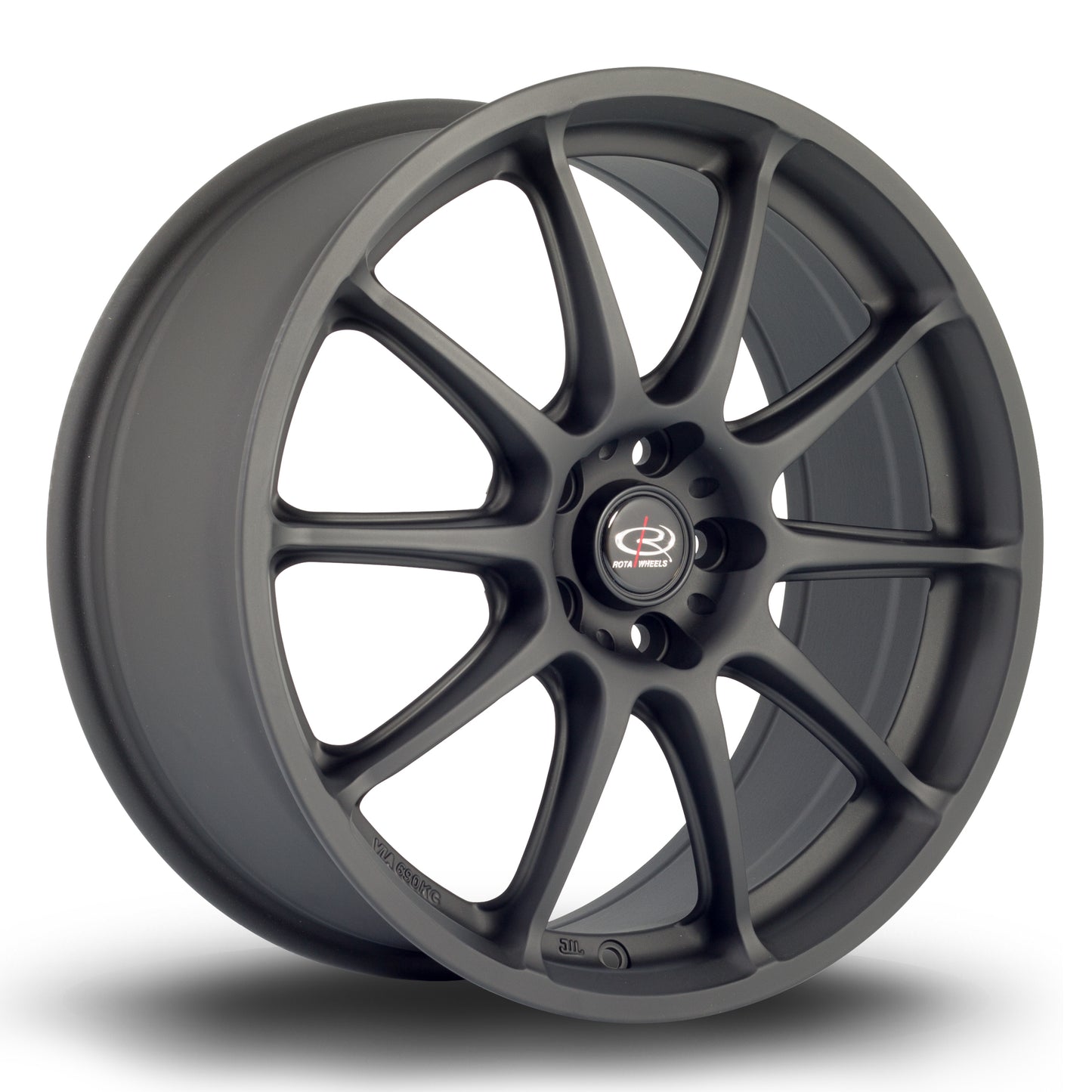 Rota Gra Alloy Wheels - 17x7.5 | 5x100 | ET48 | FBlack2